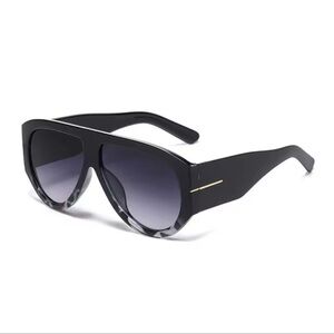 Tom Ford Black and Gray Gradient Sunglasses